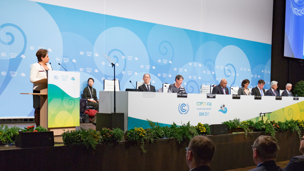 Welcoming Ceremony of the COP 23 conference. Photo: UNFCCC