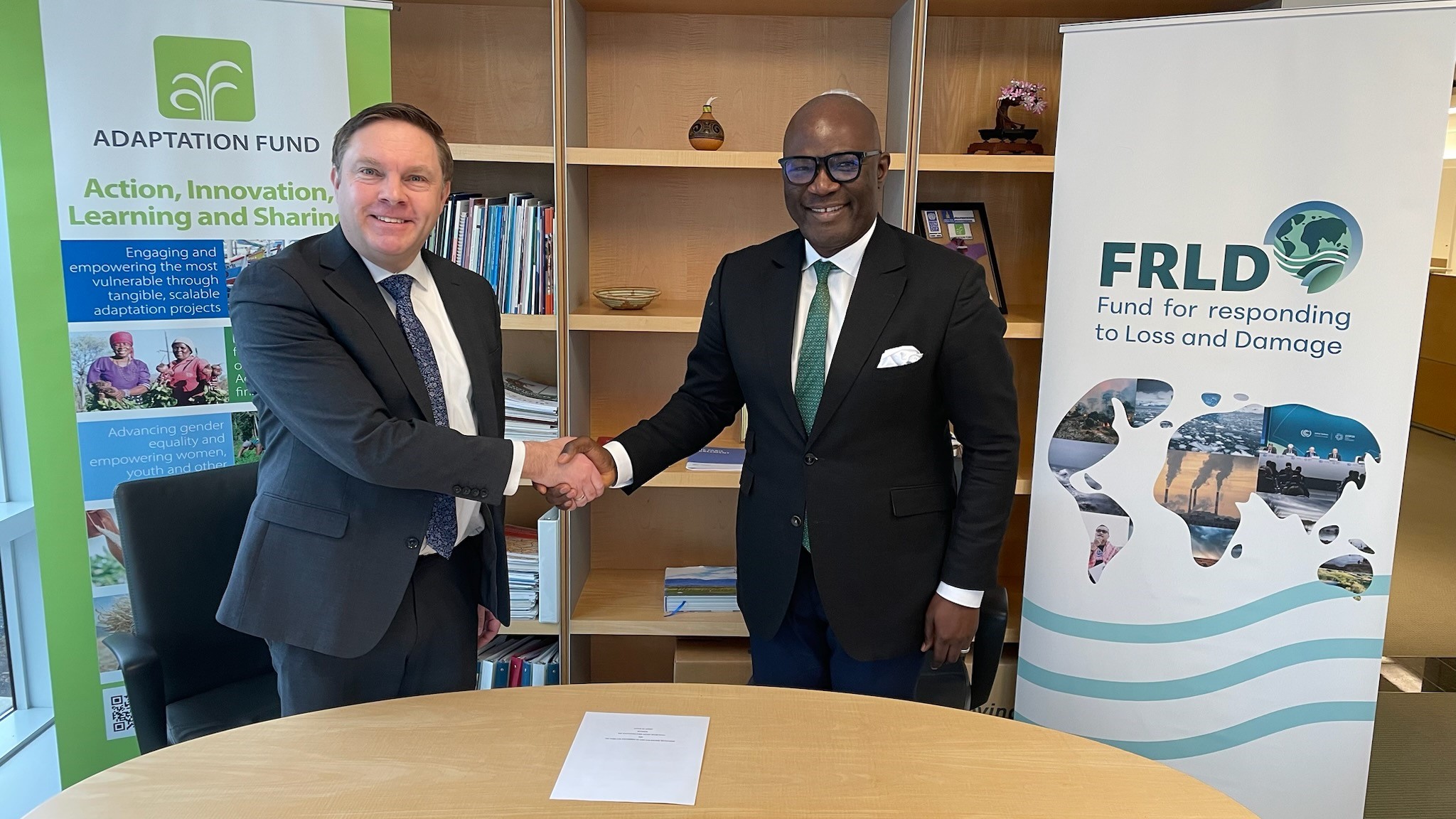 Adaptation Fund, and Fund for responding to Loss and Damage Agree to Framework of Collaboration to Help Vulnerable Countries Address Climate Change